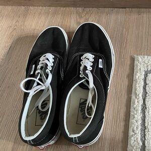 Vans Black Canvas Sneakers